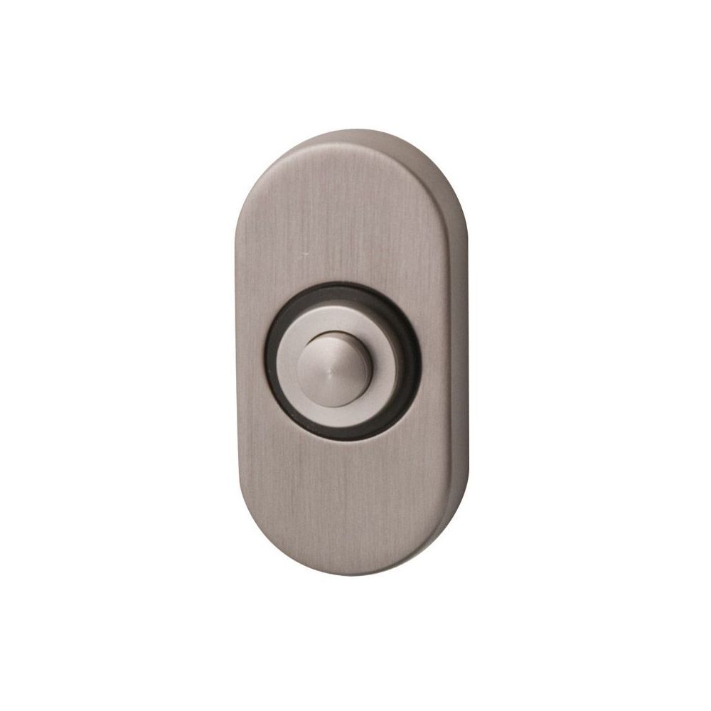 Beldrukker PBA ovaal RVS