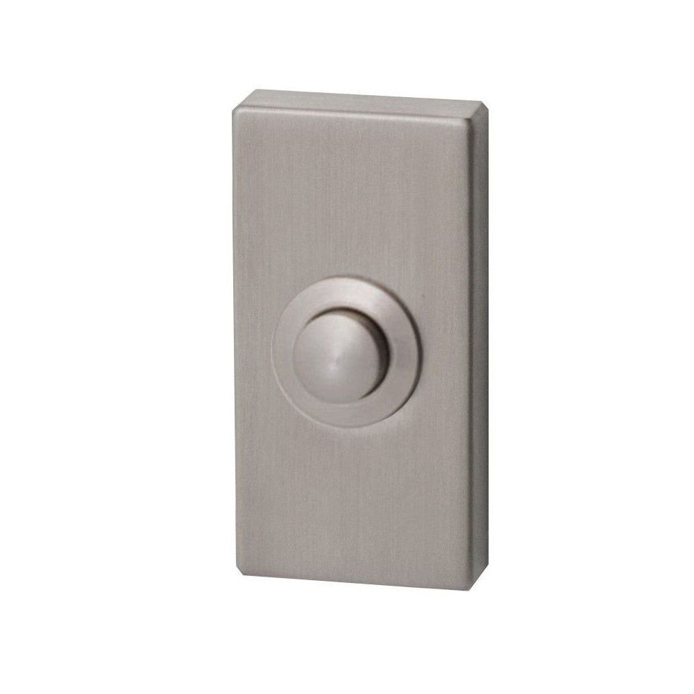 Beldrukker PBA rechthoek RVS