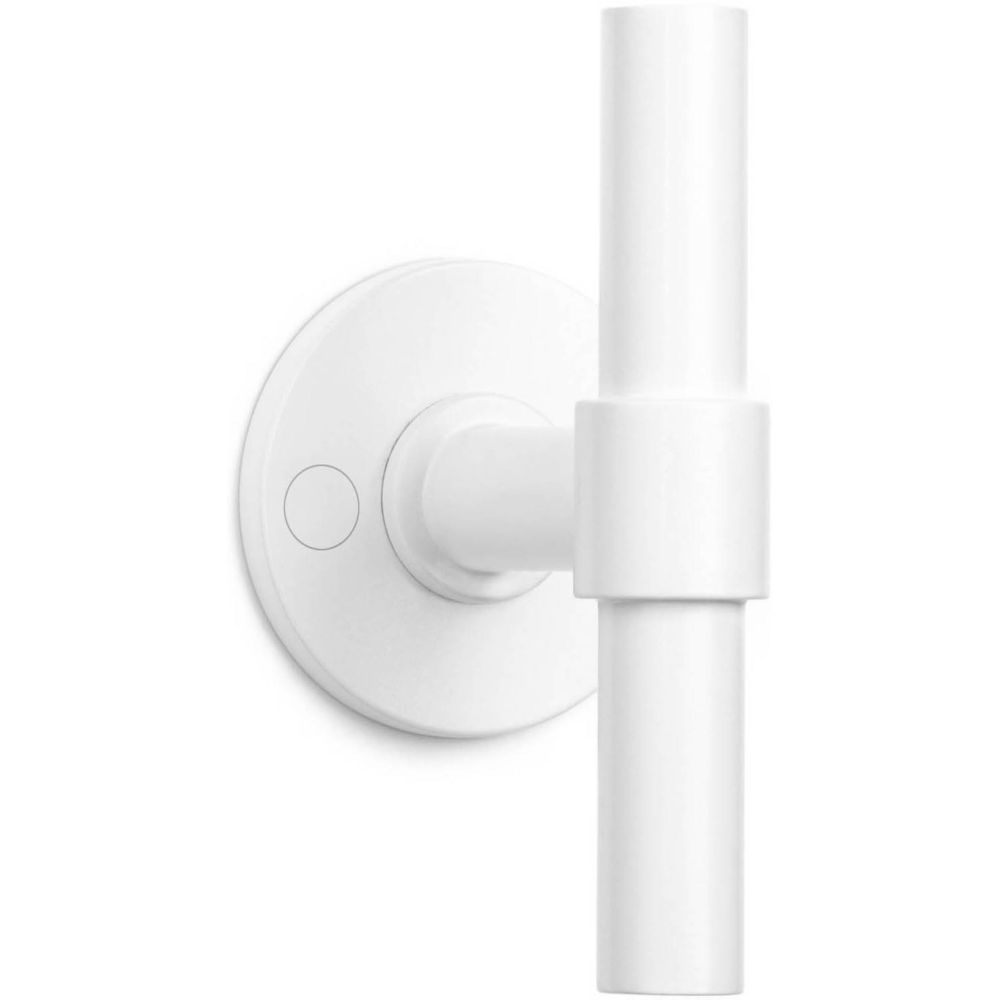 Deurkruk Piet Boon ONE PBT15/50 geveerd op rozet - Wit