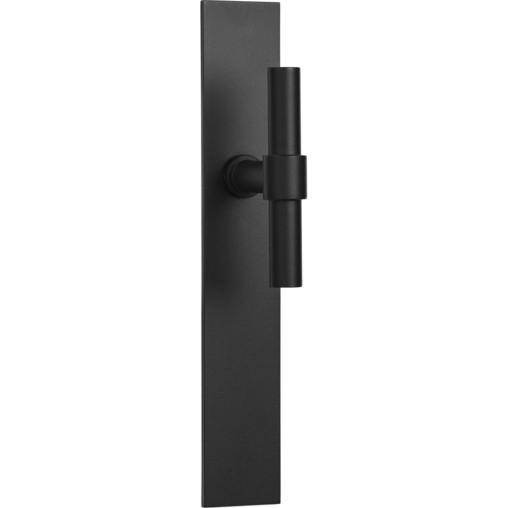 Deurkruk Piet Boon ONE PBT15P236SFC op schild - Mat zwart