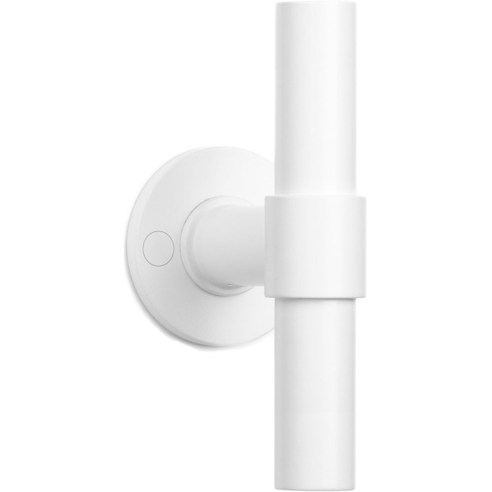 Deurkruk Piet Boon ONE PBT20XL/50 geveerd op rozet - Wit