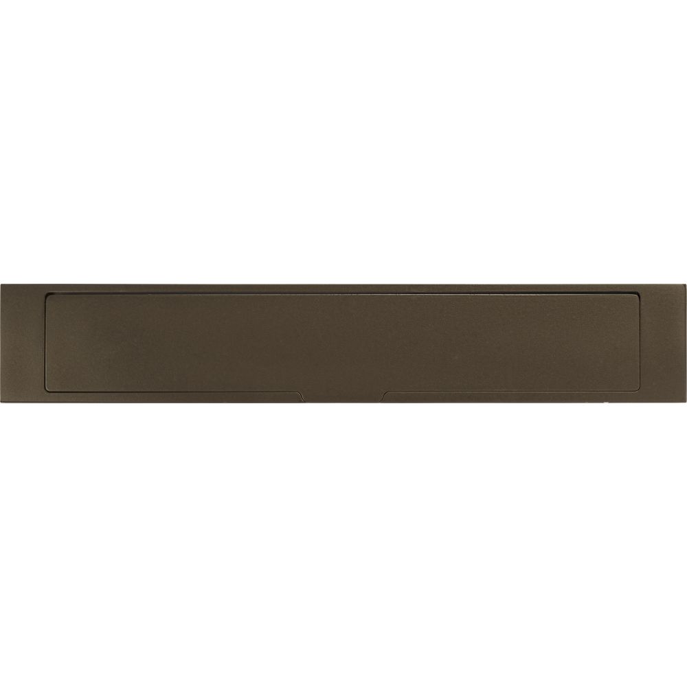 SQUARE LSQ380 massieve buitenbriefplaat - Brons