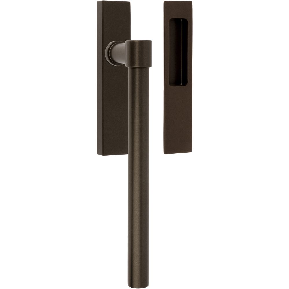 Set hefschuifdeurbeslag Piet Boon ONE PB230Y incl. cilindergat PC69 - Brons