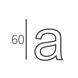 Huisletter A Jazz - RVS