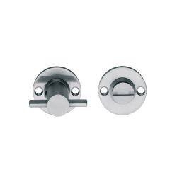 Rozet met toilet-/badkamersluiting 42x2mm RVS