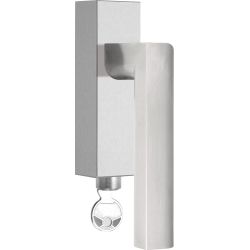 Draaikiepgarnituur afsluitbaar Piet Boon TWO PBL23-DKLOCK linksdraaiend - mat RVS