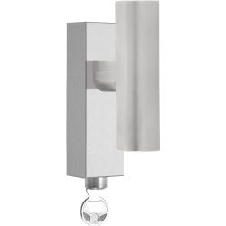 Draaikiepgarnituur afsluitbaar Piet Boon TWO PBL23-DKLOCK - mat RVS