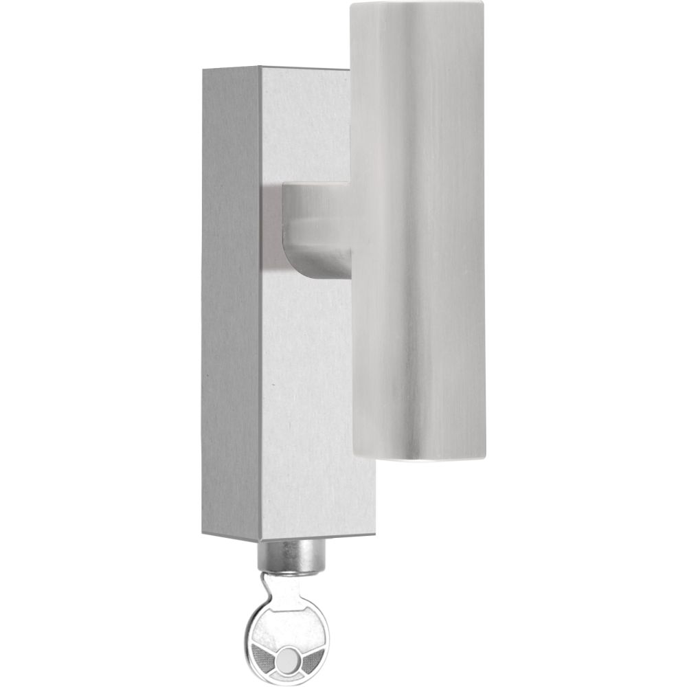 Draaikiepgarnituur afsluitbaar Piet Boon TWO PBL23-DKLOCK - mat RVS