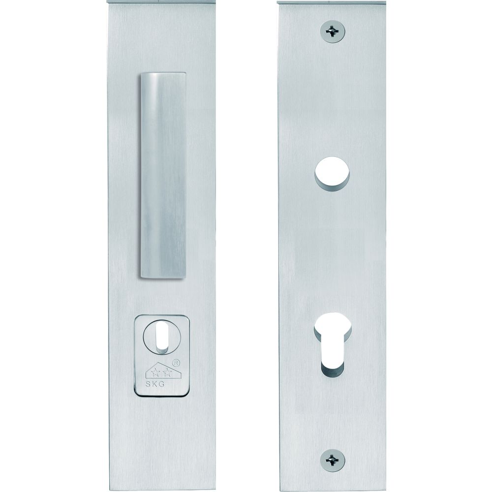 Piet Boon TWO PB23-50KT veiligheidsschilden met kerntrekbeveiliging knop/kruk SKG*** PC72 - mat RVS