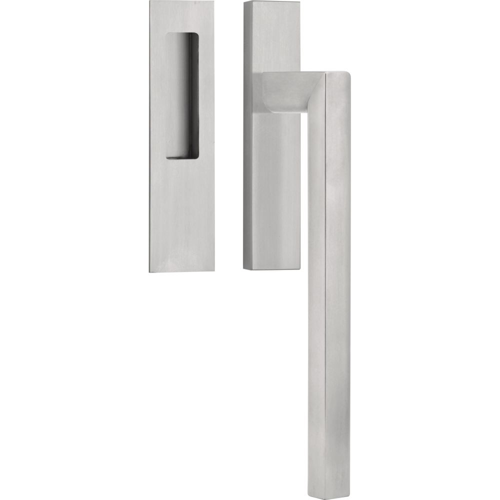 Hefschuifdeurbeslag Piet Boon TWO PB231 massieve set mat RVS