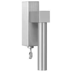 Draaikiepgarnituur Eric Kuster BOBBY EK102-DKLOCK afsluitbaar - mat RVS