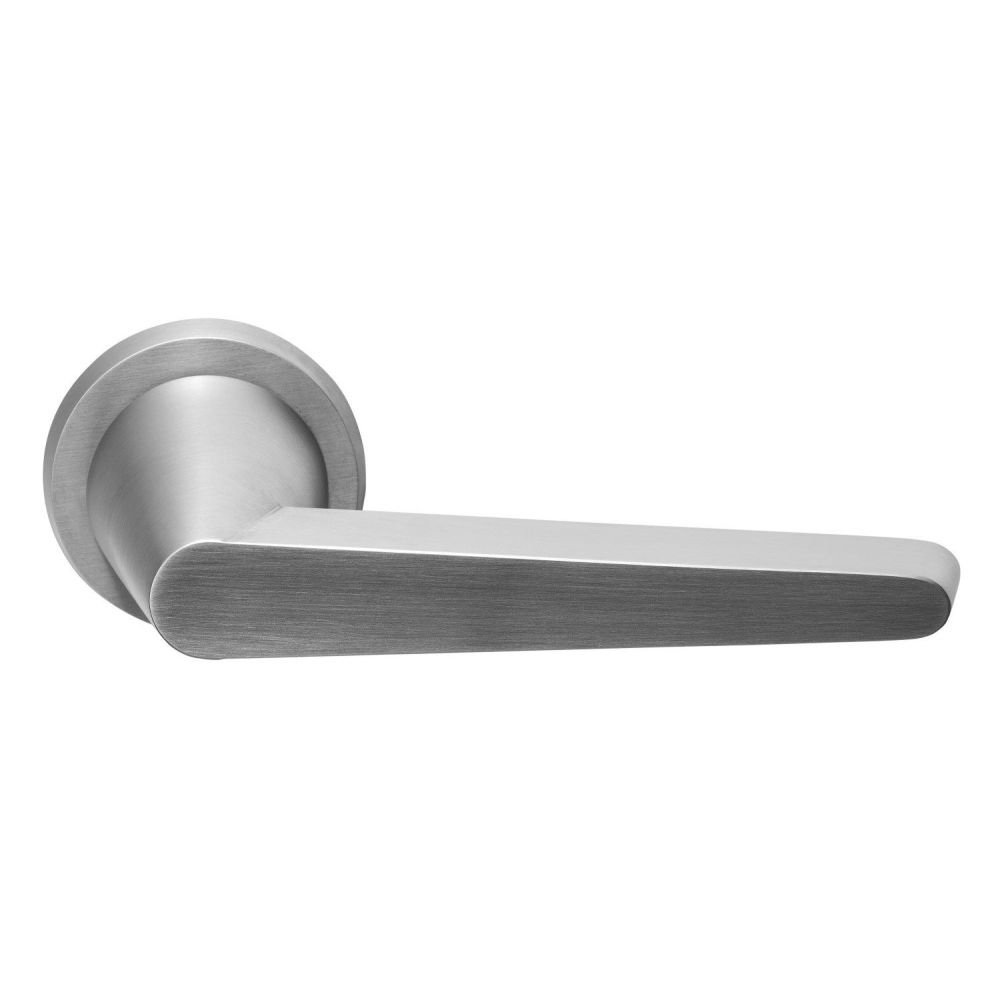 Deurkruk Osiris Hertman CONE OH101-G geveerd op rozet - mat RVS