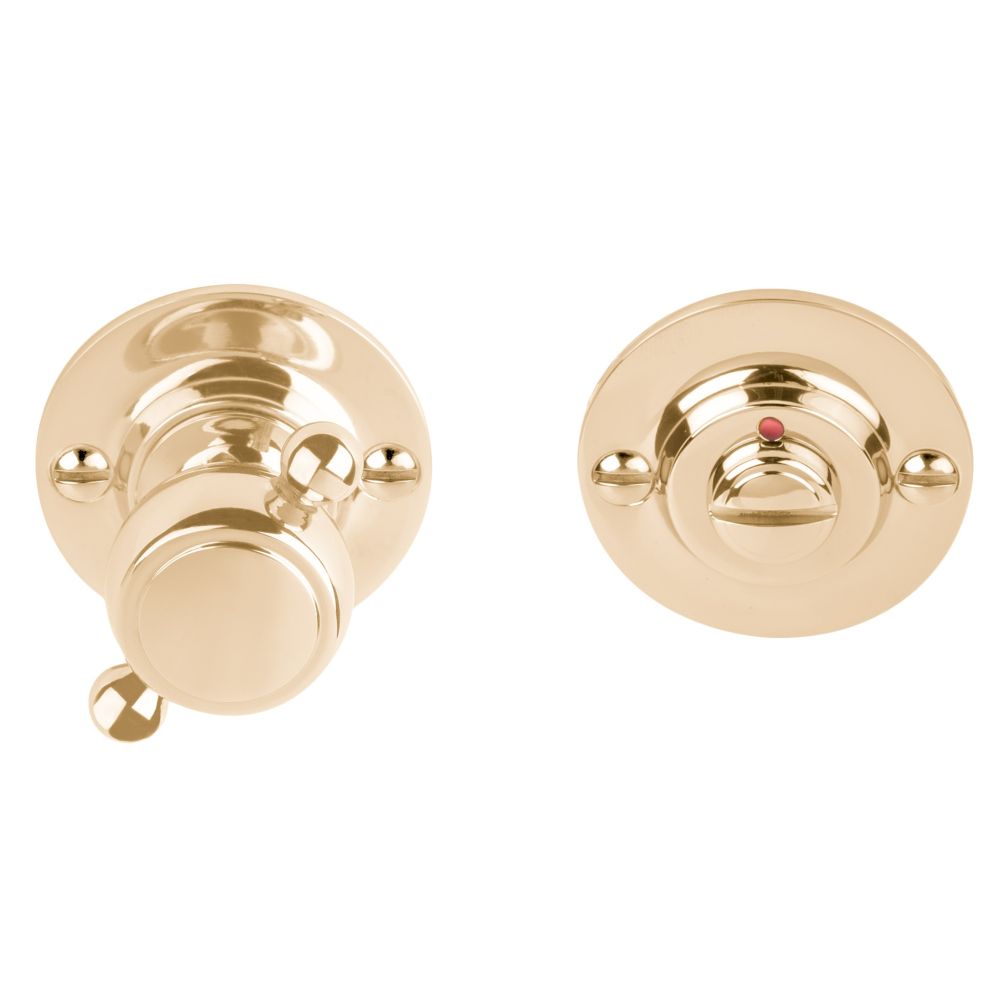 Toiletgarnituur Lazaro Rosa-Violan BOSCO LZWC50 - messing ongelakt