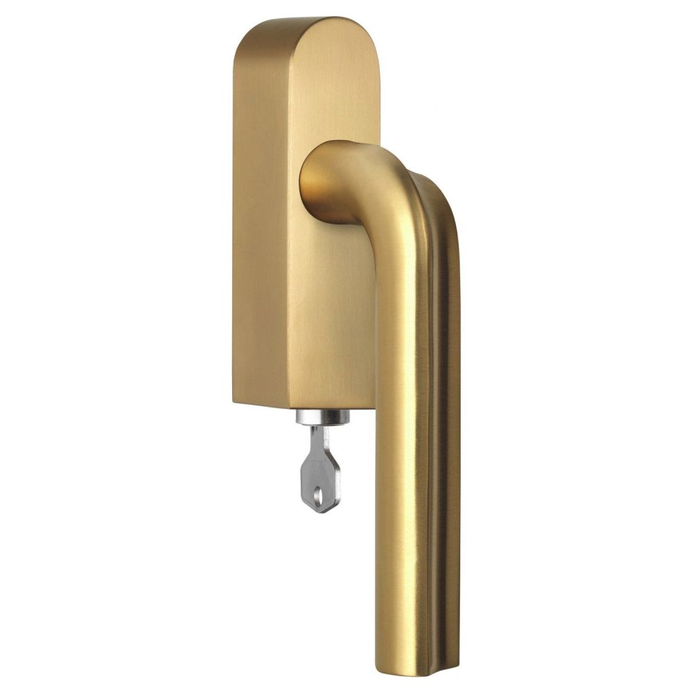 Draaikiepgarnituur David Rockwell ECLIPSE DR100-DKLOCK-O afsluitbaar rechtsdraaiend - PVD mat goud