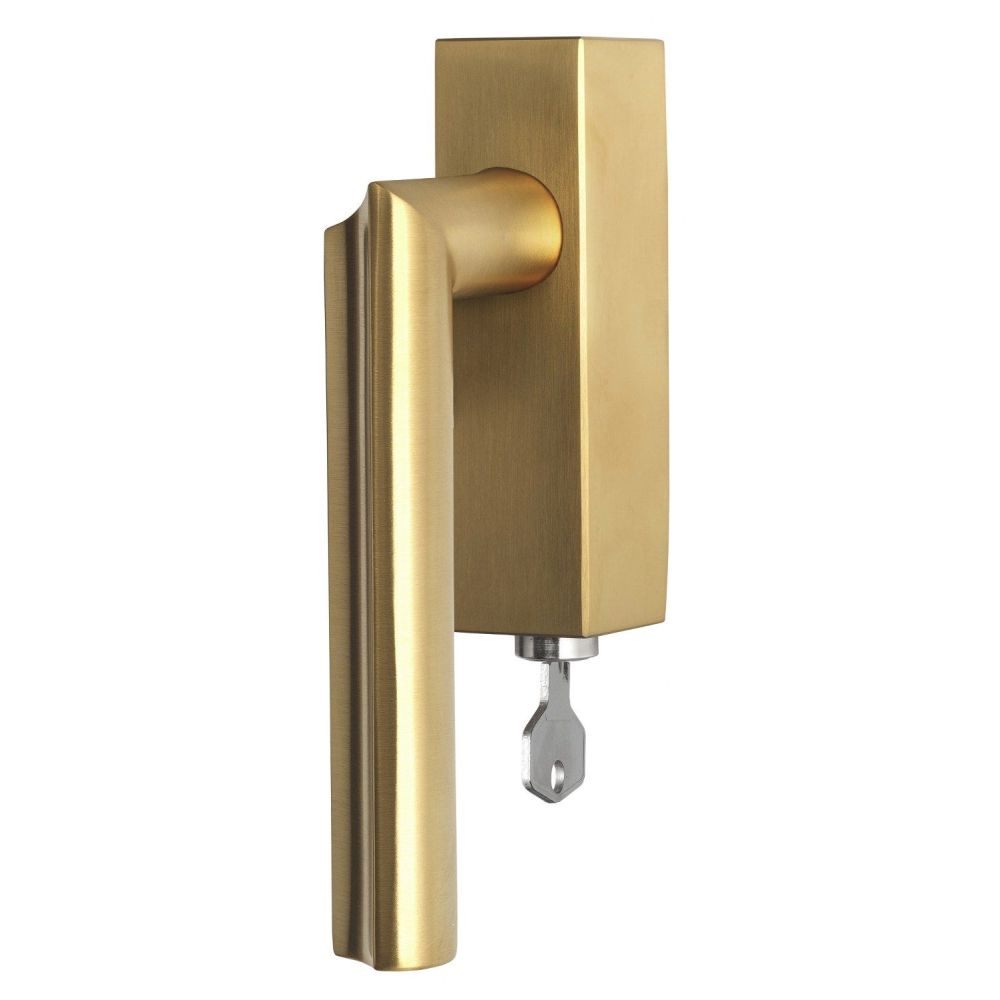 Draaikiepgarnituur David Rockwell ECLIPSE DR102-DKLOCK afsluitbaar linksdraaiend - PVD mat goud