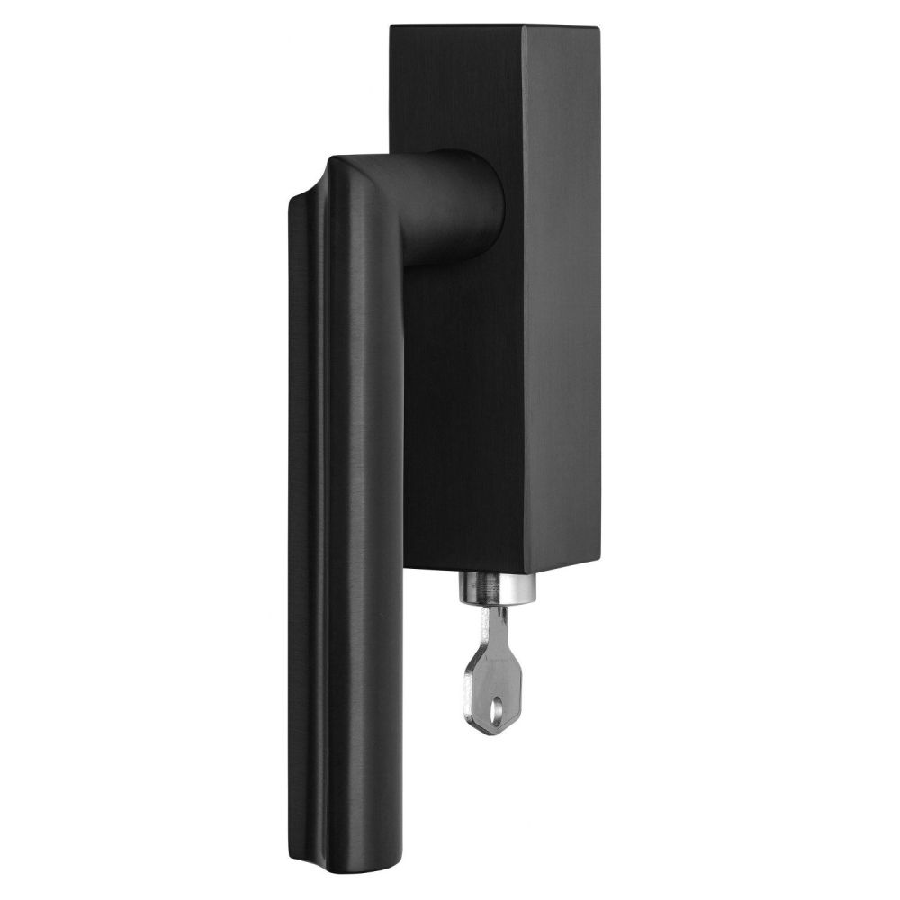 Draaikiepgarnituur David Rockwell ECLIPSE DR102-DKLOCK afsluitbaar linksdraaiend - PVD mat zwart