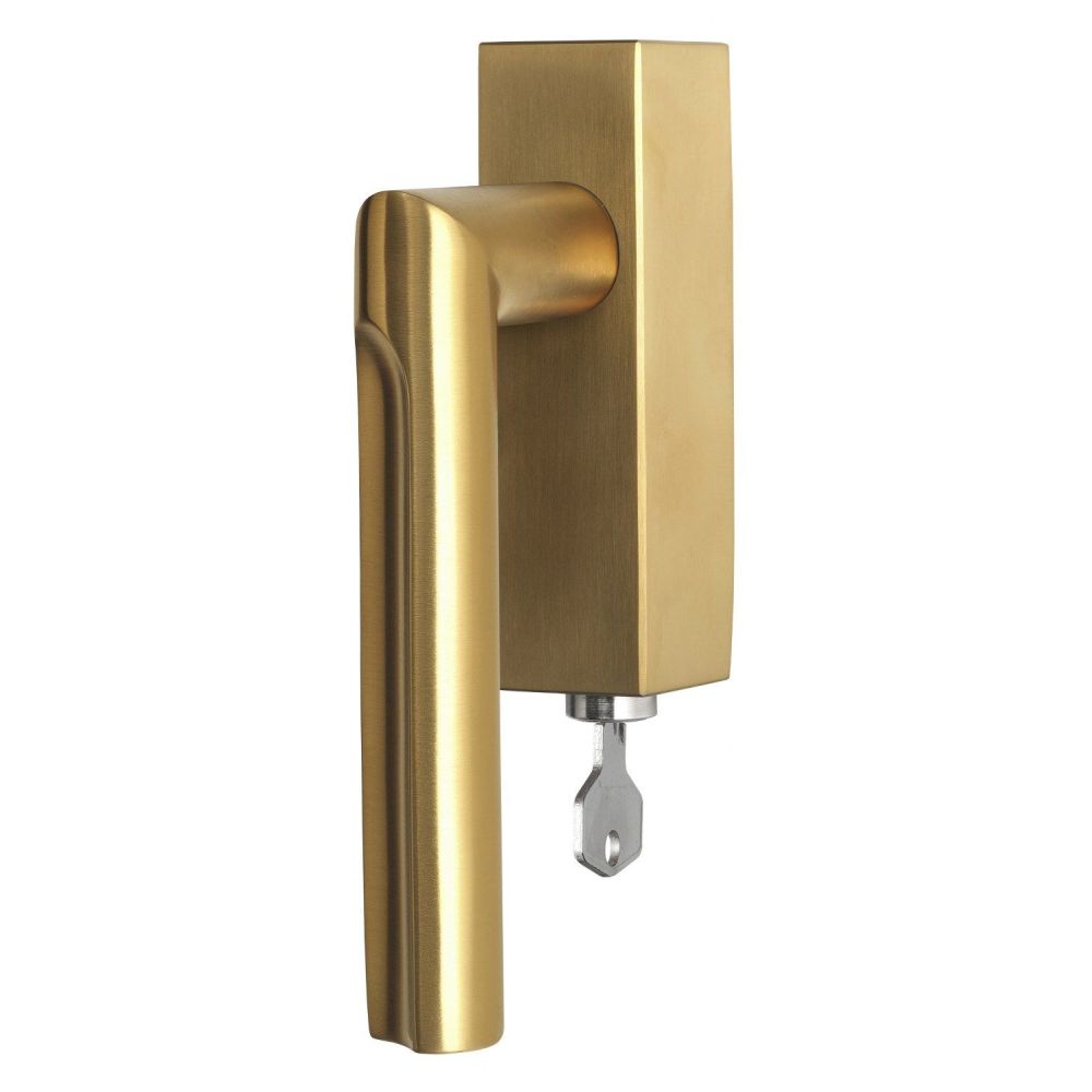 Draaikiepgarnituur David Rockwell ECLIPSE DR103-DKLOCK afsluitbaar linksdraaiend PVD - mat goud