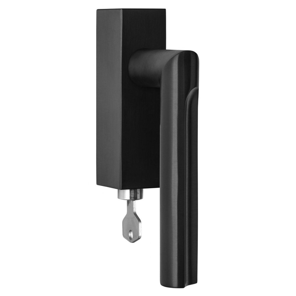 Draaikiepgarnituur David Rockwell ECLIPSE DR103-DKLOCK afsluitbaar rechtsdraaiend - PVD mat zwart