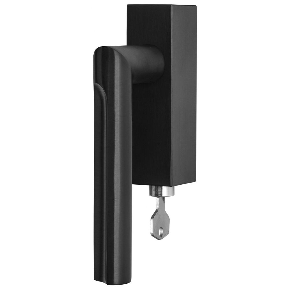 Draaikiepgarnituur David Rockwell ECLIPSE DR103-DKLOCK afsluitbaar linksdraaiend - PVD mat zwart