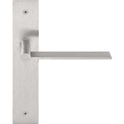 Deurkruk Mathieu Bruls EDGY EGP236SFC ongeveerd op schild blind - mat RVS