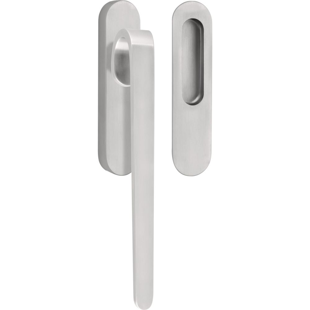 Hefschuifdeurbeslag Tord Boontje FOLD TB230Y incl. cilindergat PC69 - RVS geborsteld