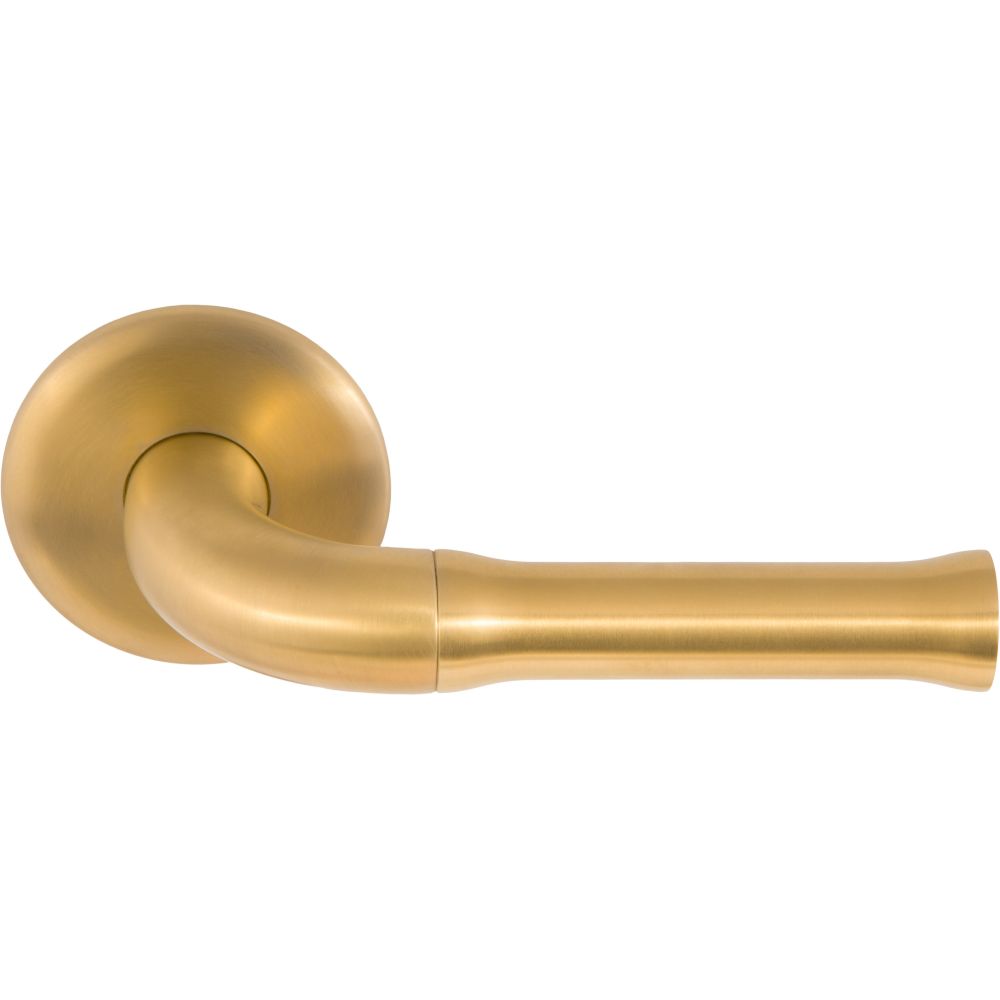 Deurkruk Edward van Vliet NOUR EV100ZL/64 zonder logo dubbel geveerd op rozet - PVD mat goud