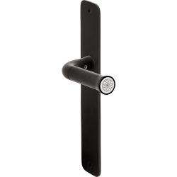 Deurkruk Edward van Vliet NOUR EV101P211SFC op schild blind - mat zwart