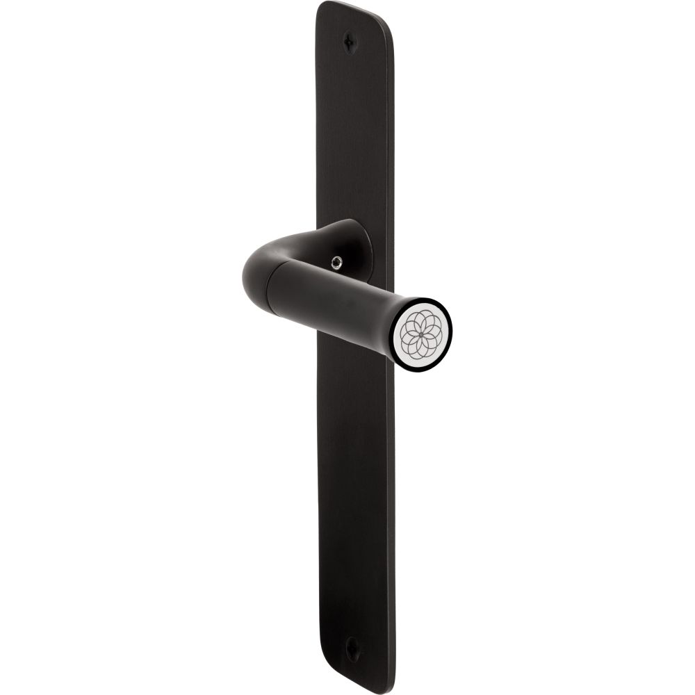 Deurkruk Edward van Vliet NOUR EV101P211SFC op schild blind - mat zwart