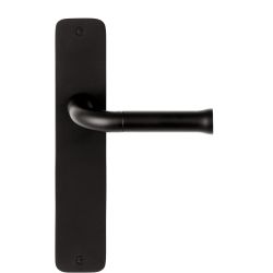 Deurkruk Edward van Vliet NOUR EV101ZLP211SFC zonder logo op schild blind - mat zwart