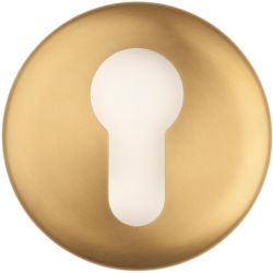 Cilinderplaatje Edward van Vliet NOUR EVBY52 - PVD mat goud