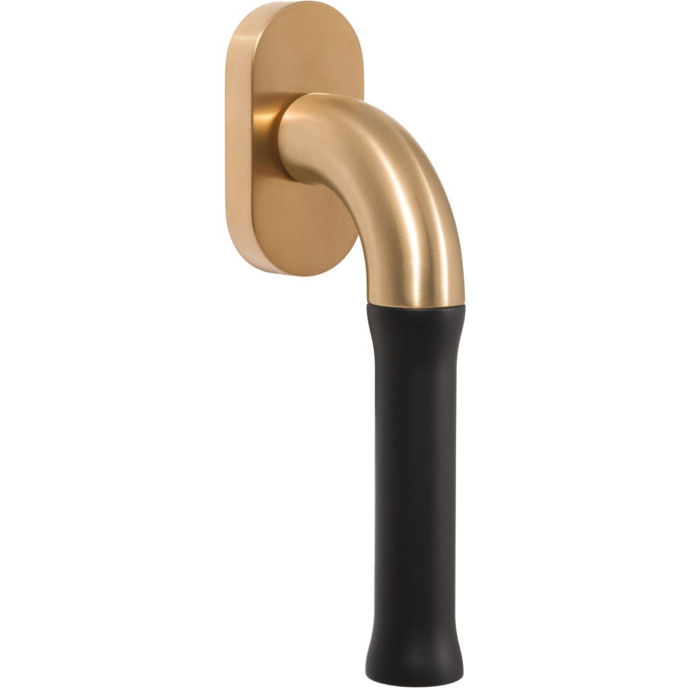 Draaikiepgarnituur Edward van Vliet NOUR EV100-DK-O niet afsluitbaar - PVD mat goud/mat zwart