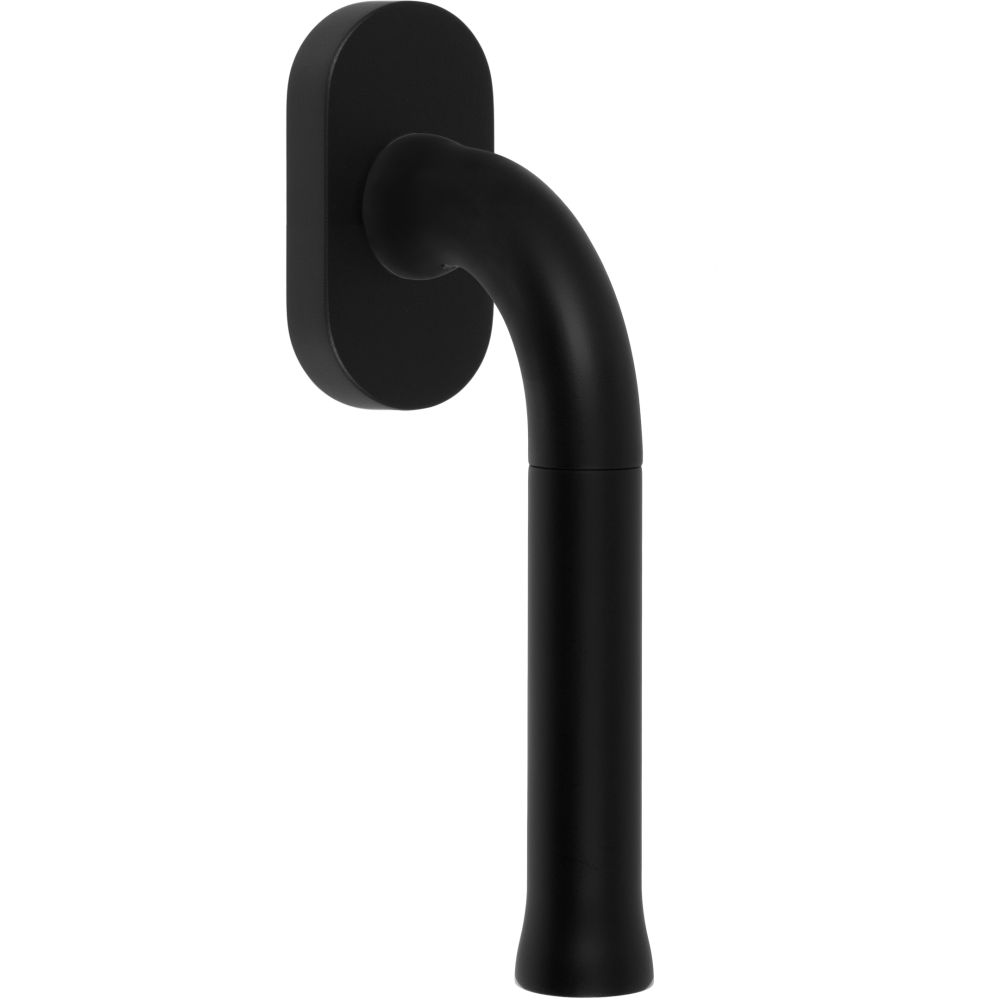 Draaikiepgarnituur Edward van Vliet NOUR EV101-DK-O zonder logo niet afsluitbaar - mat zwart