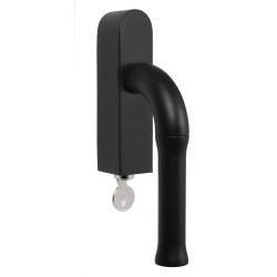 Draaikiepgarnituur Edward van Vliet NOUR EV100-DLOCK-O afsluitbaar - mat zwart