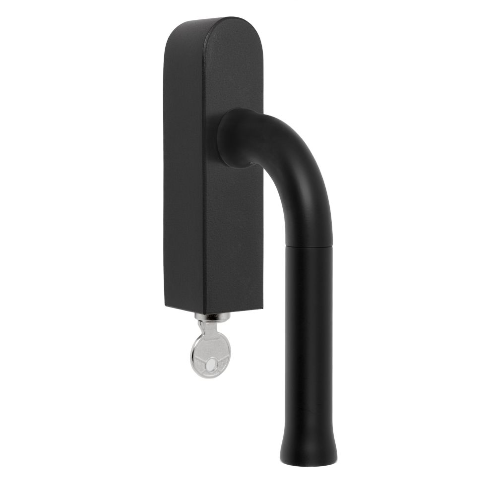 Draaikiepgarnituur Edward van Vliet NOUR EV101-DLOCK-O afsluitbaar - mat zwart