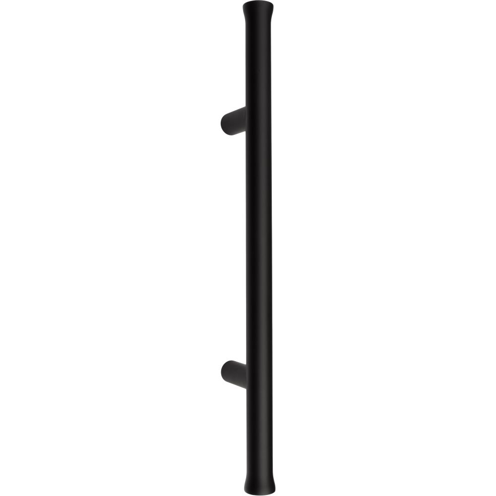 Greep Edward van Vliet NOUR EV365ZL/PS zonder logo incl. doorgaande bevestiging - mat zwart