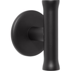 Knop Edward van Vliet NOUR EV102V/64 vast op rozet - mat zwart