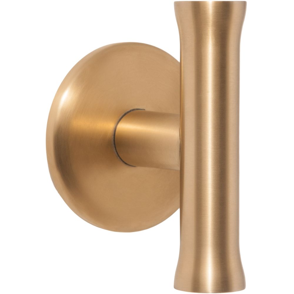 Knop Edward van Vliet NOUR EV102V/64 zonder logo vast op rozet - PVD mat goud