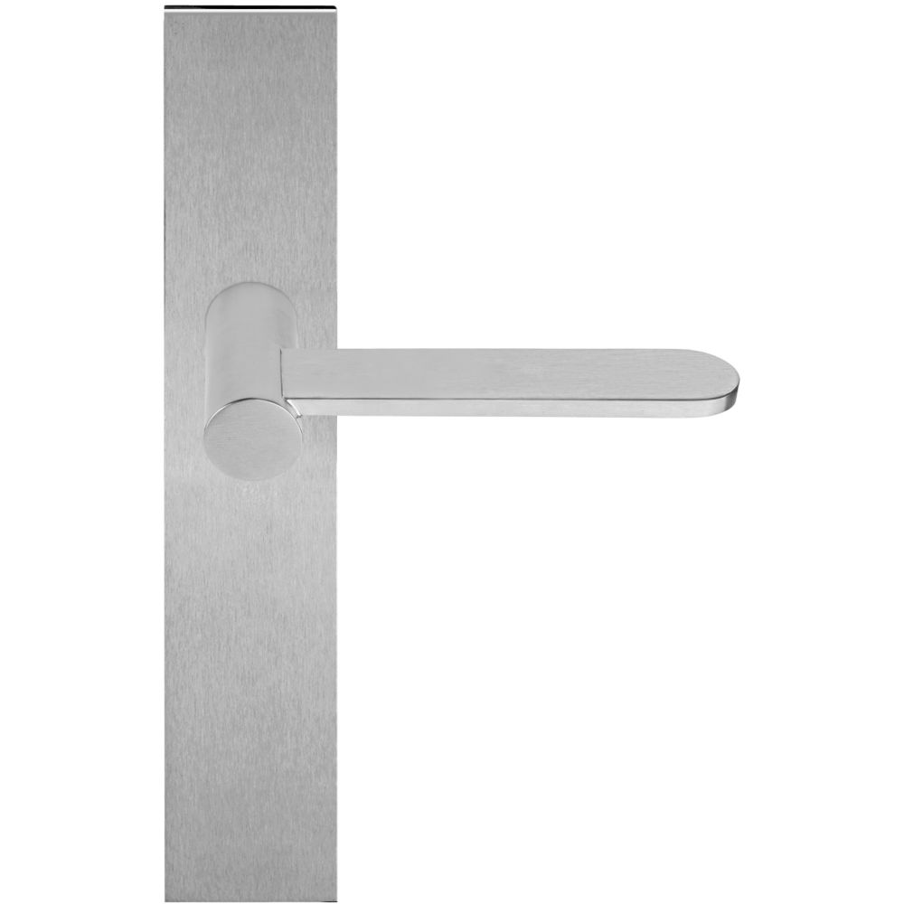 Deurkruk Bertram Beerbaum TENSE BB102P236SFC op schild blind - mat RVS