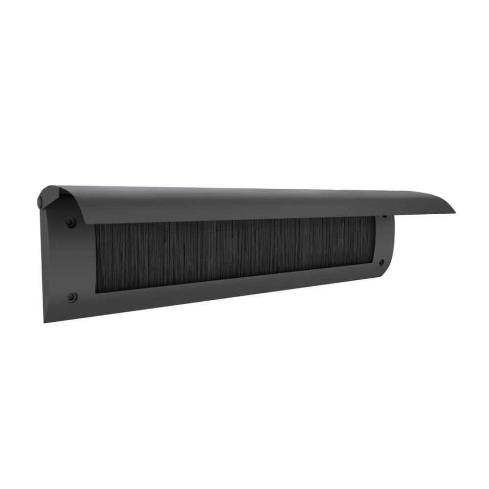 Door-line kunststof binnenbrievenbus met borstel en klep - antraciet