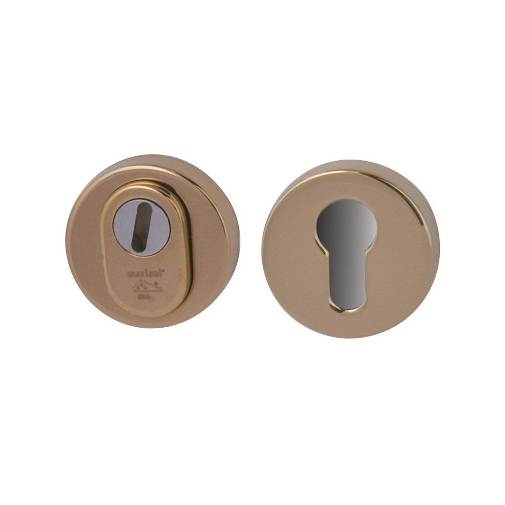 Nika SKG3 UTB veiligheidsrozetten PVD messing