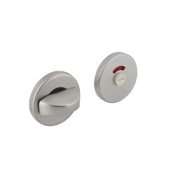 Rozet met toilet-/badkamersluiting ø50x7mm aluminium