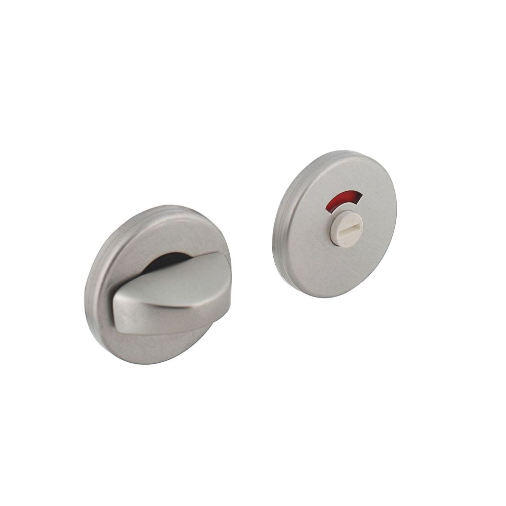 Rozet met toilet-/badkamersluiting ø50x7mm aluminium