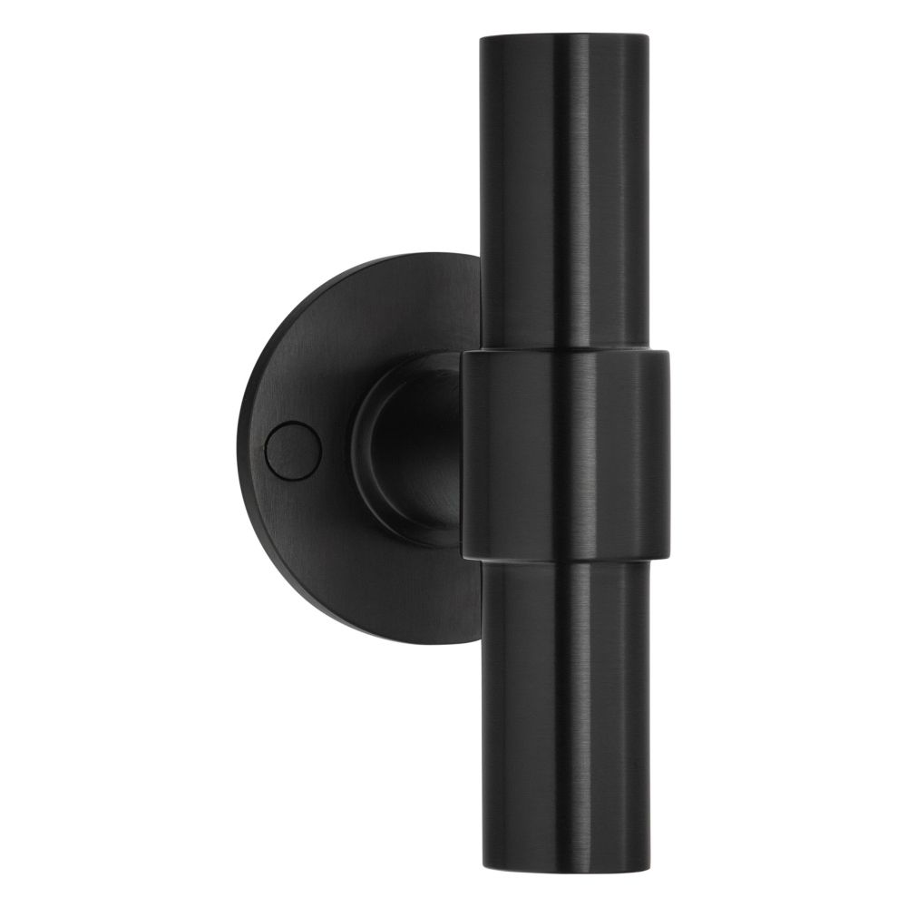 Deurkruk Piet Boon ONE PBT20/50 geveerd op rozet - PVD mat zwart