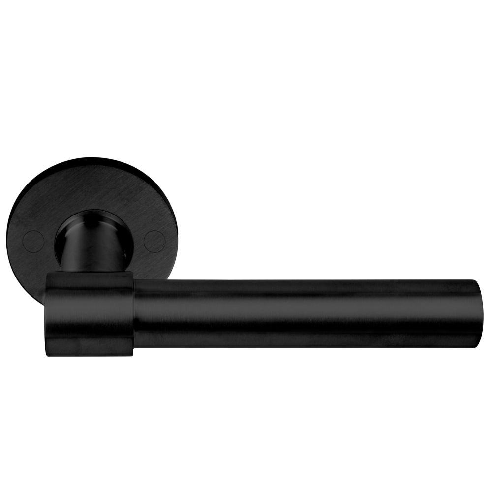 Deurkruk Piet Boon ONE PBL20XL/50 geveerd op rozet - PVD mat zwart