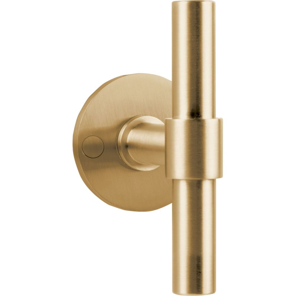 Deurkruk Piet Boon ONE PBT15/50 geveerd op rozet - PVD mat goud