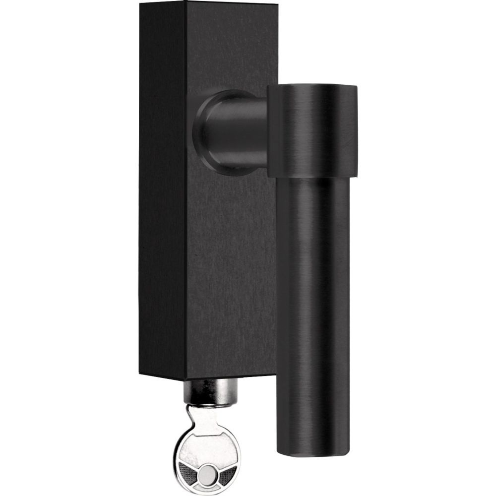 Draaikiepgarnituur Piet Boon ONE PBL20-DKLOCK afsluitbaar - PVD mat zwart