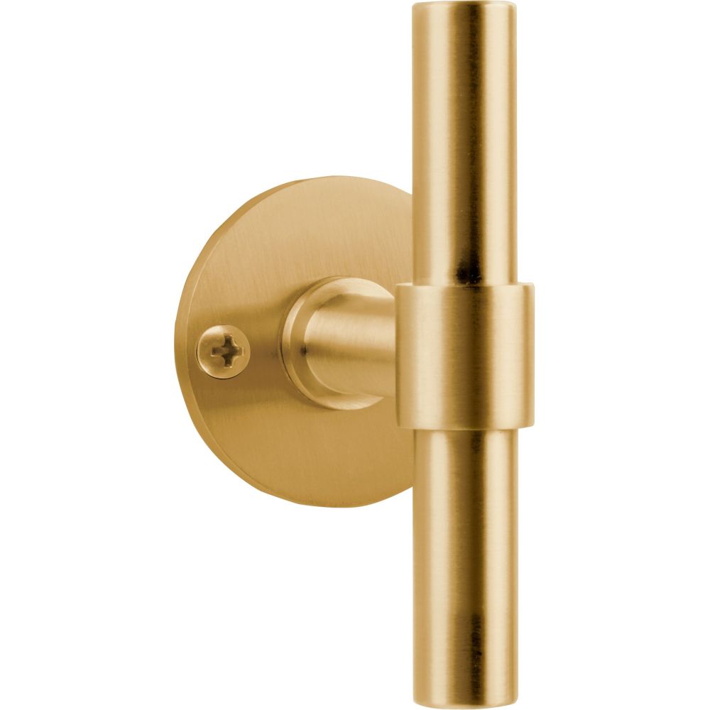 Piet Boon ONE PBT15V/50 massieve knop vast op rozet - PVD mat goud