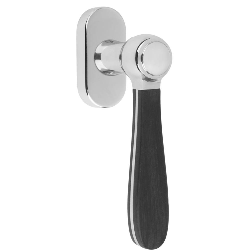 Draaikiepgarnituur Lazaro Rosa-Violan BOSCO LZ100-DK-O niet afsluitbaar - gepolijst RVS/mat zwart