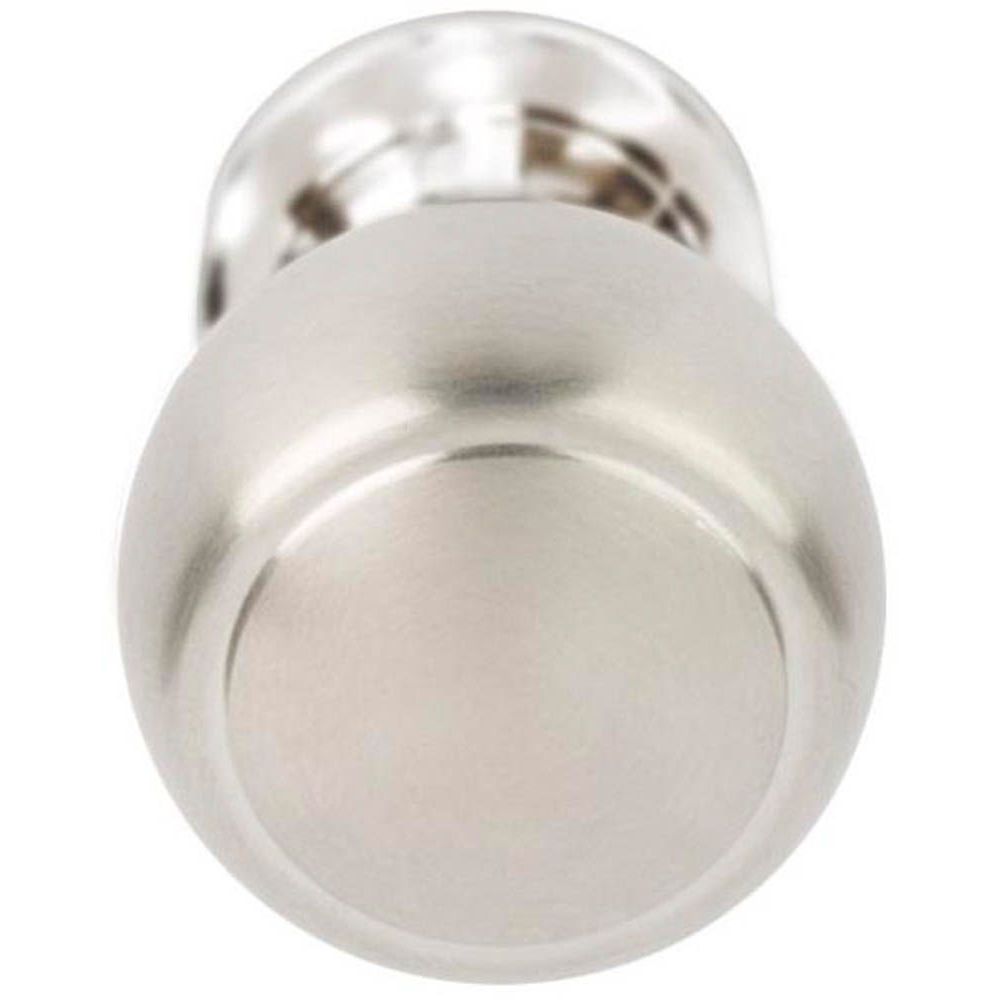 Knopkruk Lazaro Rosa-Violan BOSCO LZ200PD ongeveerd op rozet - mat RVS