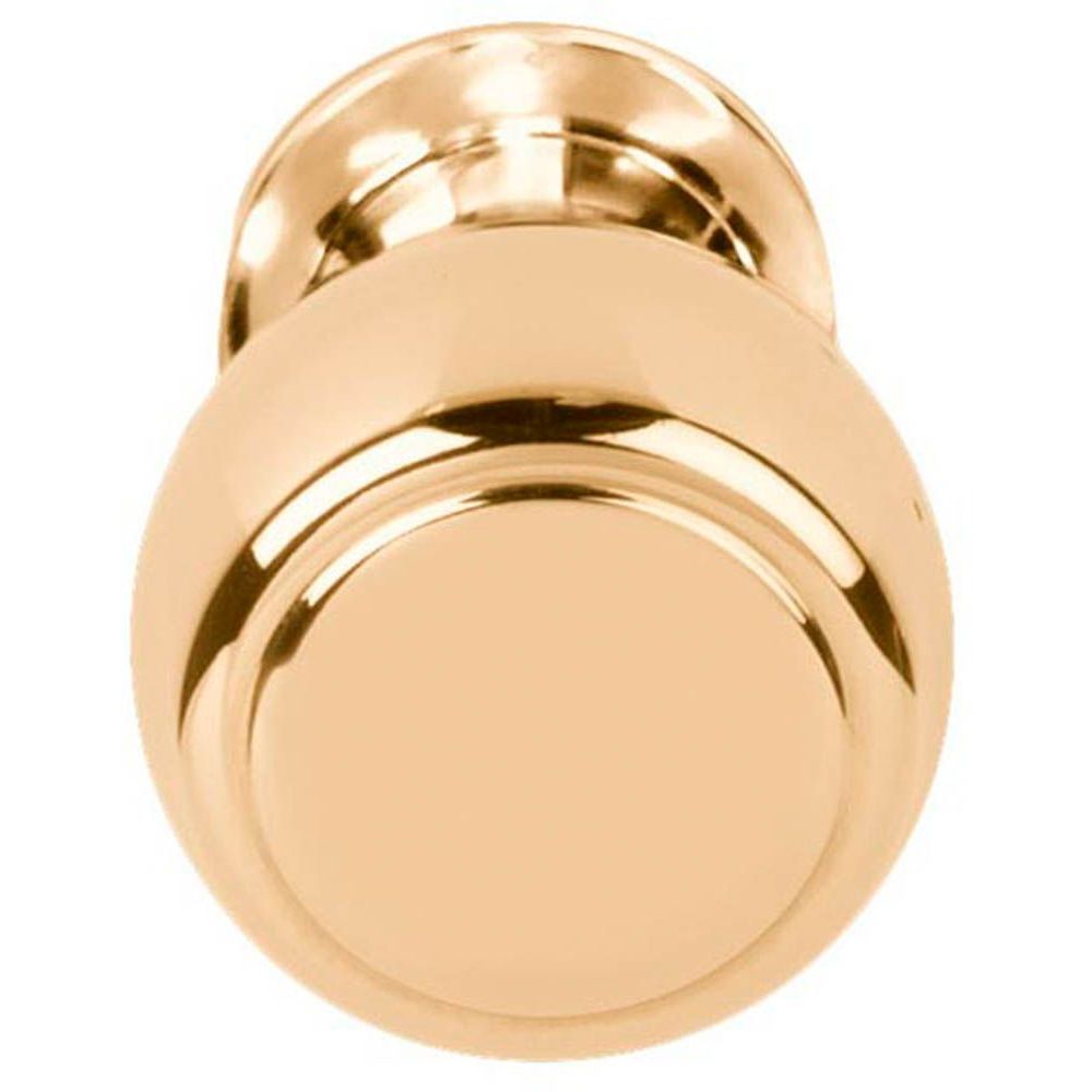 Knopkruk Lazaro Rosa-Violan BOSCO LZ200PD ongeveerd op rozet - messing ongelakt